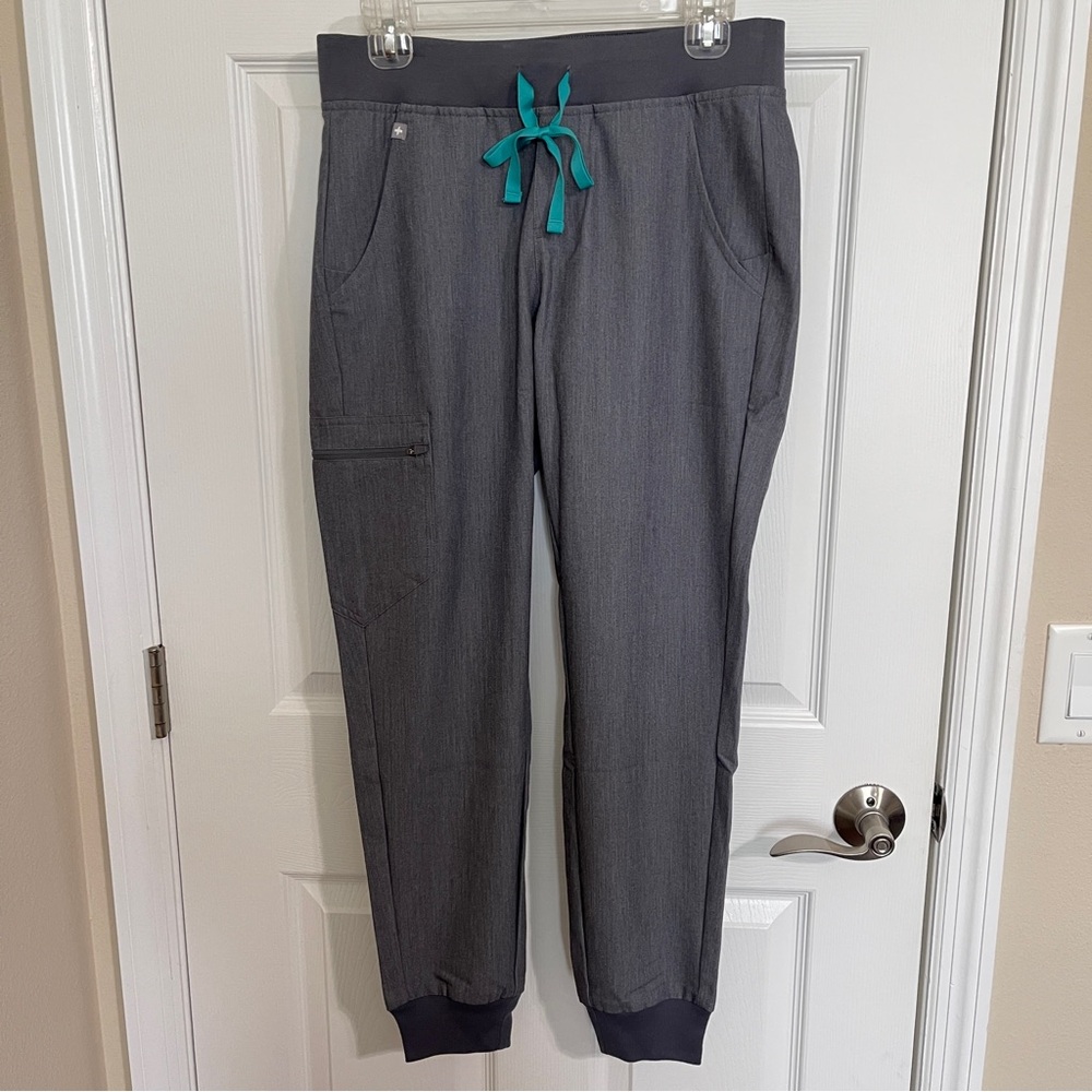 FIGS Zamora Jogger Scrub Pants Graphite Gray Size XL